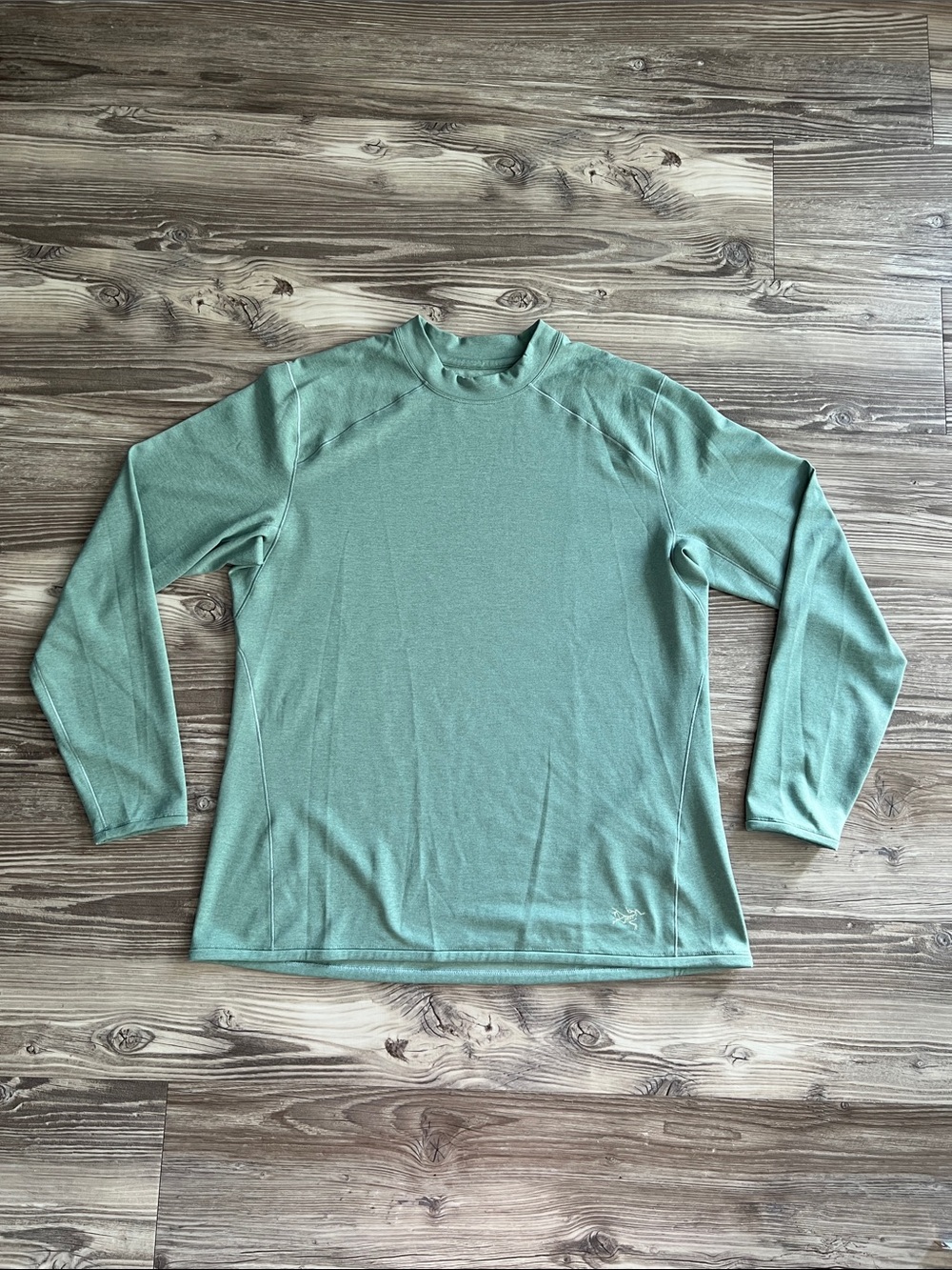 Arc’teryx Teal Motus AR Crew Shirt Womens XL Green Active Top Base Layer